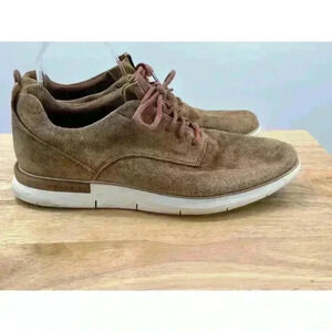Cole Haan Grand‎ Brown Suede Lace Up Sneakers Men's Size 9.5 Shoe